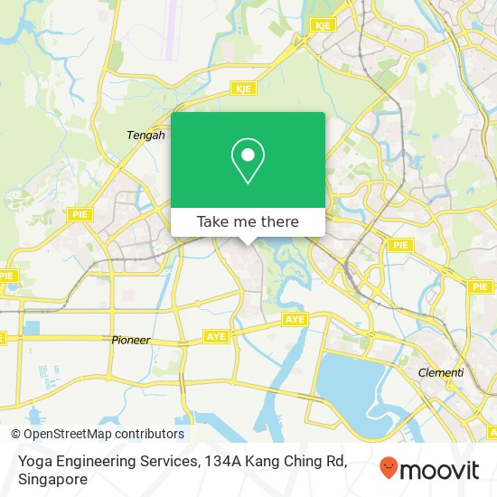 Yoga Engineering Services, 134A Kang Ching Rd地图