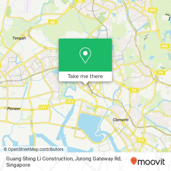 Guang Shing Li Construction, Jurong Gateway Rd map
