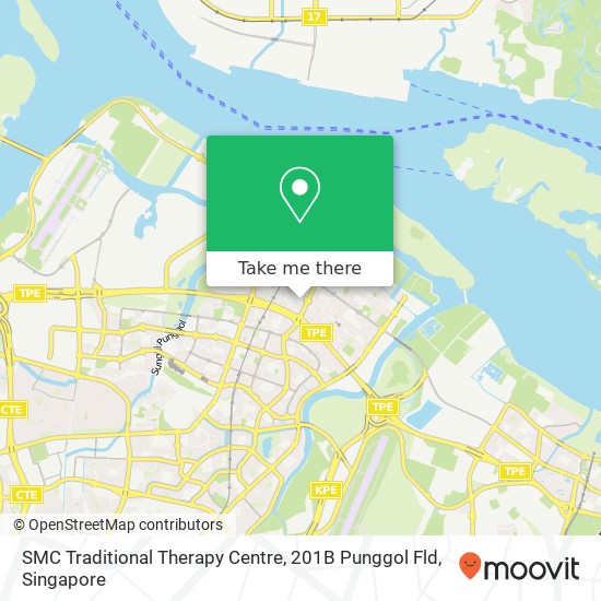 SMC Traditional Therapy Centre, 201B Punggol Fld map