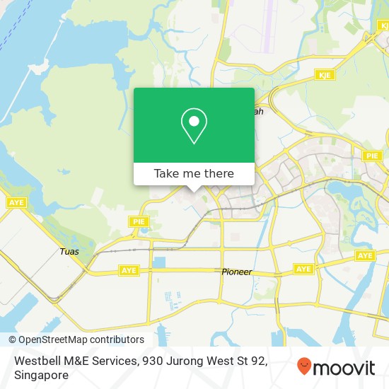 Westbell M&E Services, 930 Jurong West St 92地图