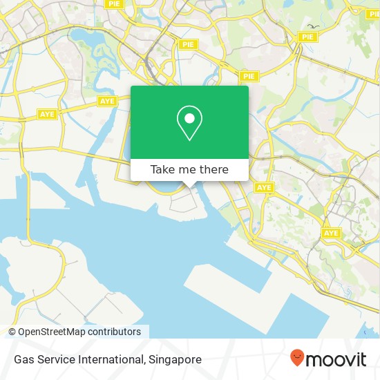 Gas Service International map
