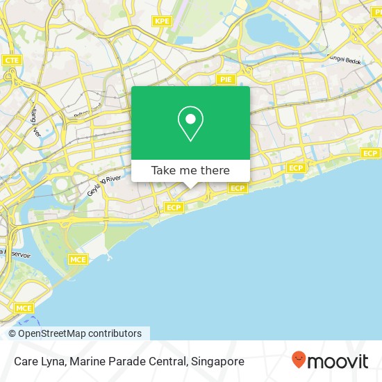 Care Lyna, Marine Parade Central map