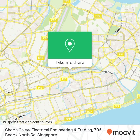 Choon Chiew Electrical Engineering & Trading, 705 Bedok North Rd地图