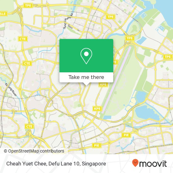 Cheah Yuet Chee, Defu Lane 10地图