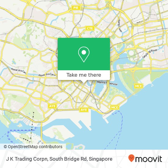 J K Trading Corpn, South Bridge Rd map