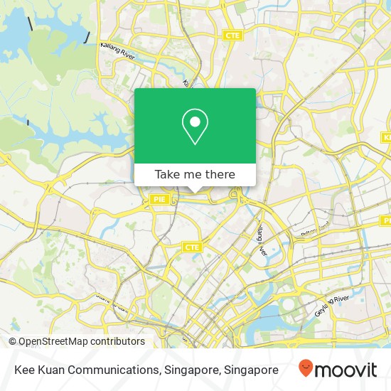 Kee Kuan Communications, Singapore map