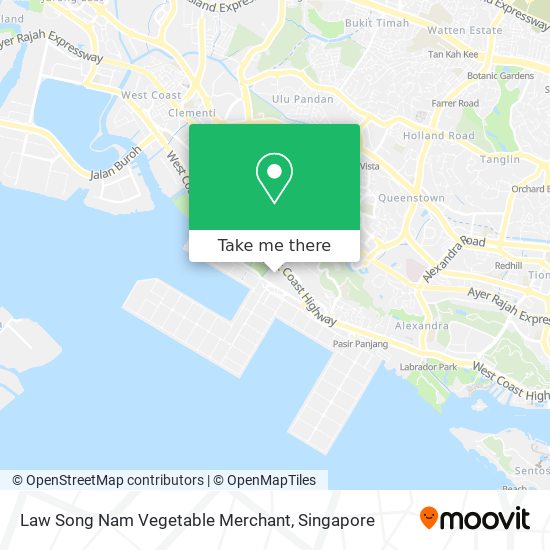 Law Song Nam Vegetable Merchant map