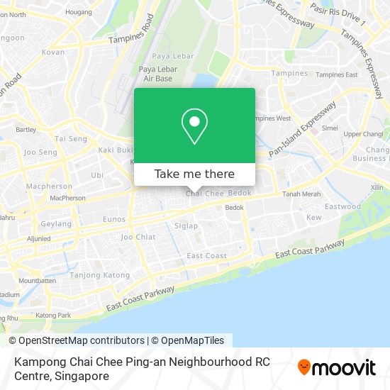 Kampong Chai Chee Ping-an Neighbourhood RC Centre地图