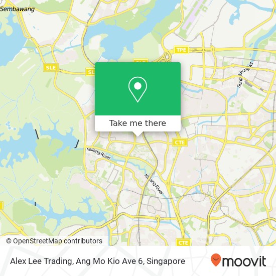 Alex Lee Trading, Ang Mo Kio Ave 6 map
