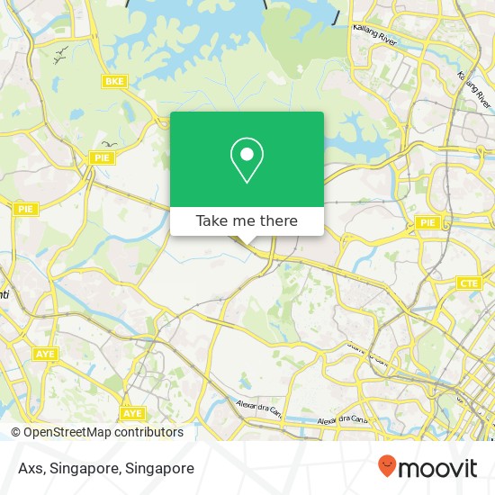 Axs, Singapore map