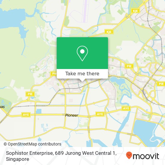 Sophistor Enterprise, 689 Jurong West Central 1地图