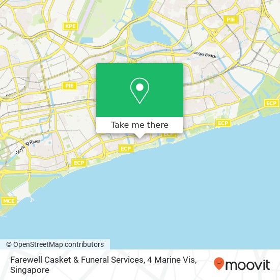 Farewell Casket & Funeral Services, 4 Marine Vis map
