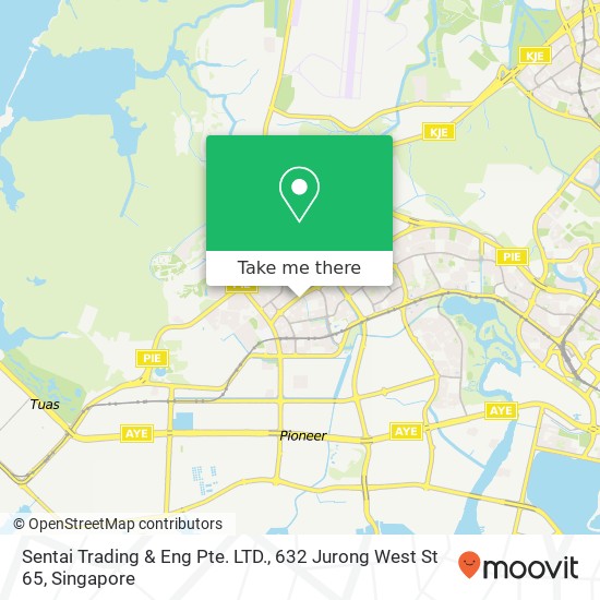 Sentai Trading & Eng Pte. LTD., 632 Jurong West St 65 map