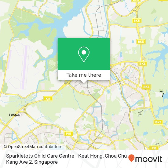 Sparkletots Child Care Centre - Keat Hong, Choa Chu Kang Ave 2地图