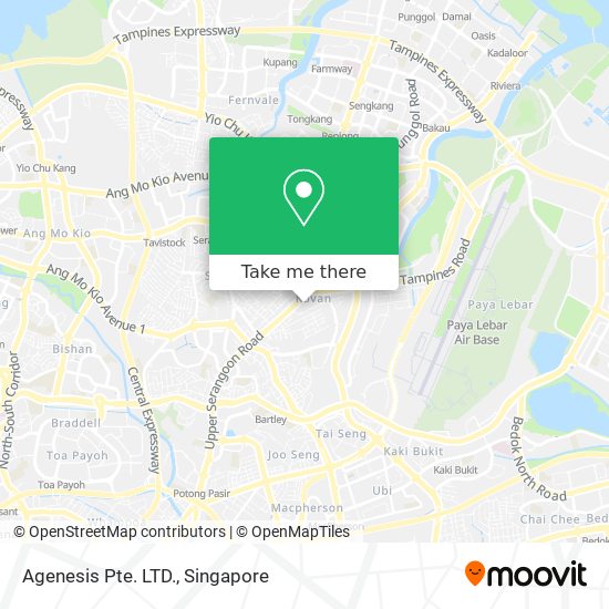 Agenesis Pte. LTD. map