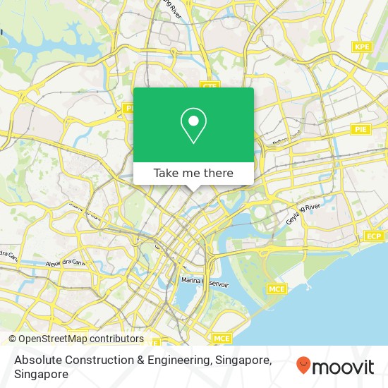 Absolute Construction & Engineering, Singapore map