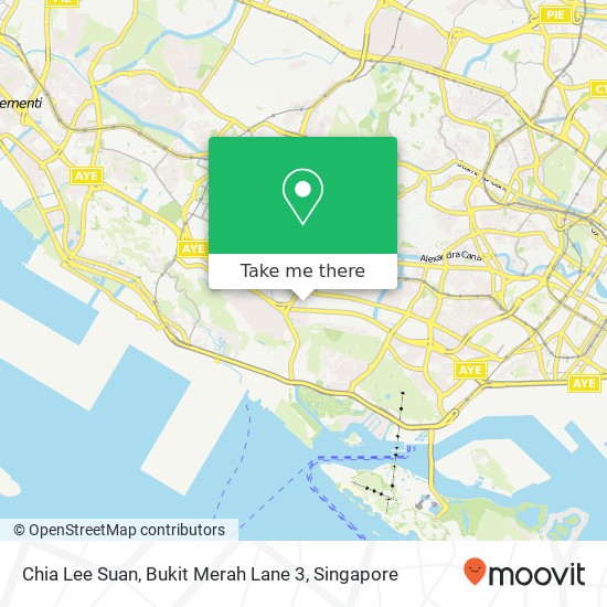 Chia Lee Suan, Bukit Merah Lane 3 map