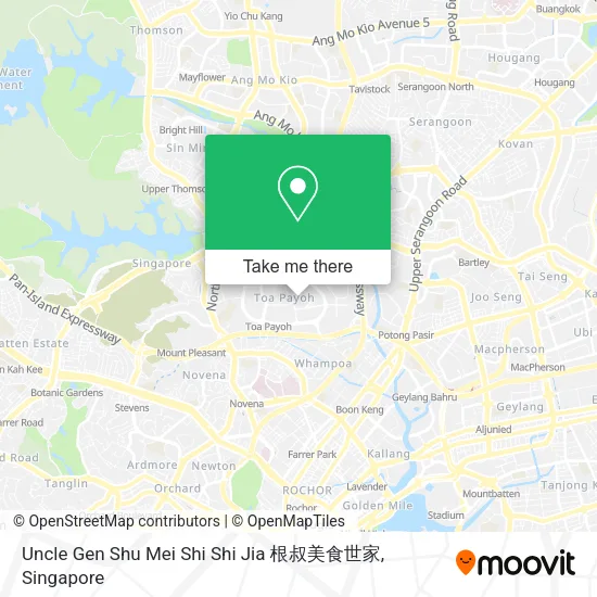 Uncle Gen Shu Mei Shi Shi Jia 根叔美食世家地图