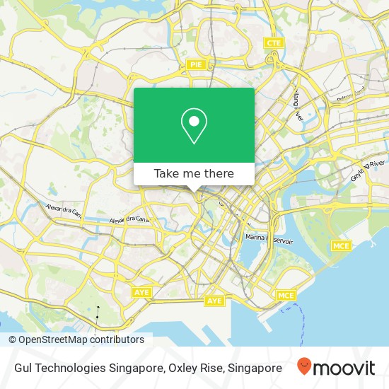 Gul Technologies Singapore, Oxley Rise map