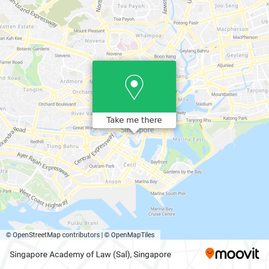 Singapore Academy of Law (Sal) map