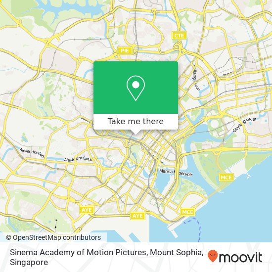 Sinema Academy of Motion Pictures, Mount Sophia地图