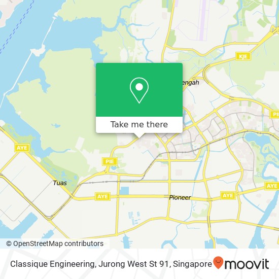 Classique Engineering, Jurong West St 91 map
