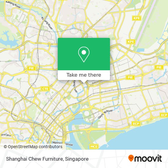 Shanghai Chew Furniture map
