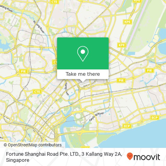 Fortune Shanghai Road Pte. LTD., 3 Kallang Way 2A地图