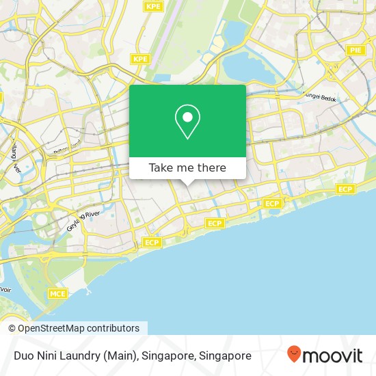 Duo Nini Laundry (Main), Singapore map