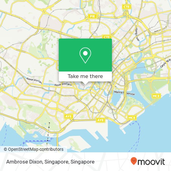 Ambrose Dixon, Singapore map