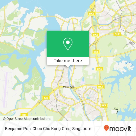Benjamin Poh, Choa Chu Kang Cres地图