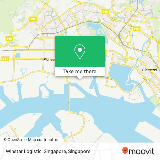 Winstar Logistic, Singapore map