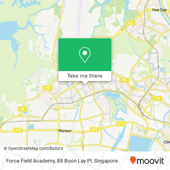 Force Field Academy, 88 Boon Lay Pl地图