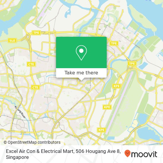 Excel Air Con & Electrical Mart, 506 Hougang Ave 8 map