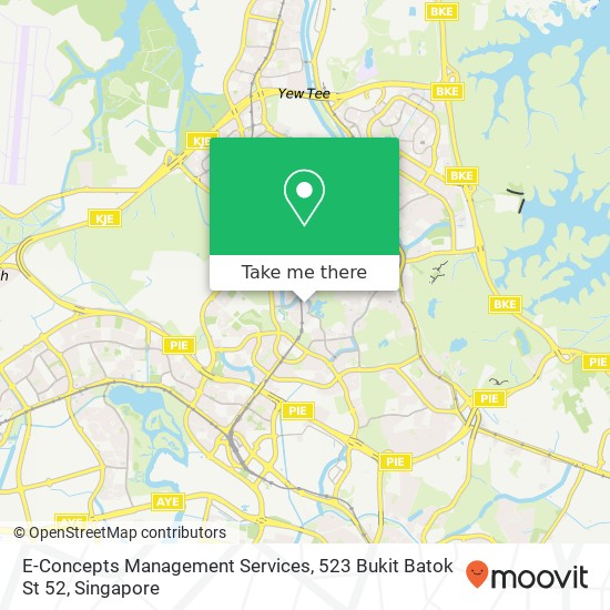 E-Concepts Management Services, 523 Bukit Batok St 52地图