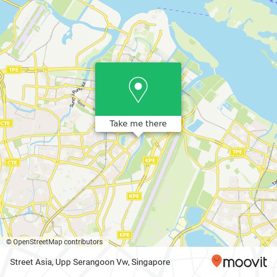 Street Asia, Upp Serangoon Vw地图