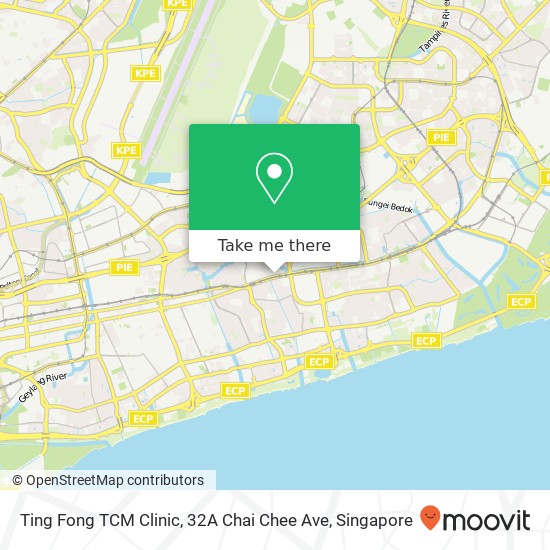 Ting Fong TCM Clinic, 32A Chai Chee Ave map
