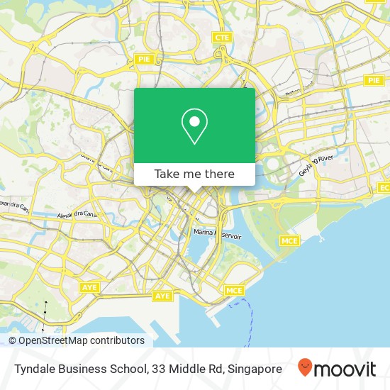 Tyndale Business School, 33 Middle Rd map