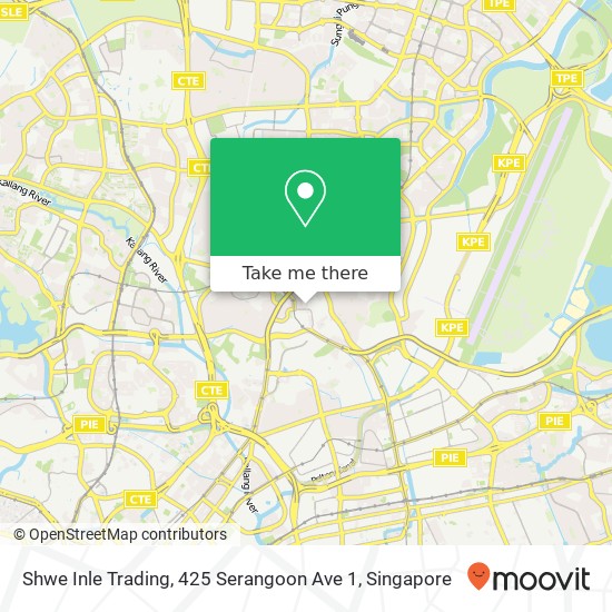 Shwe Inle Trading, 425 Serangoon Ave 1 map