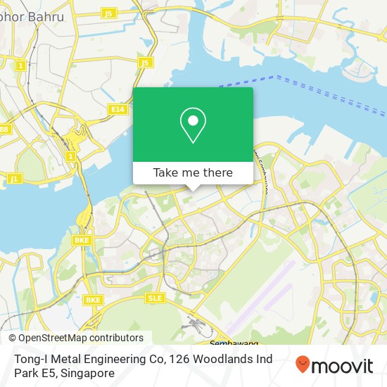 Tong-I Metal Engineering Co, 126 Woodlands Ind Park E5地图