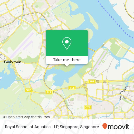 Royal School of Aquatics LLP, Singapore map