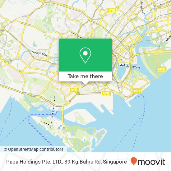 Papa Holdings Pte. LTD., 39 Kg Bahru Rd map