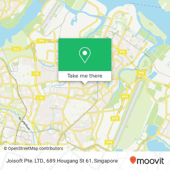 Joisoft Pte. LTD., 689 Hougang St 61地图
