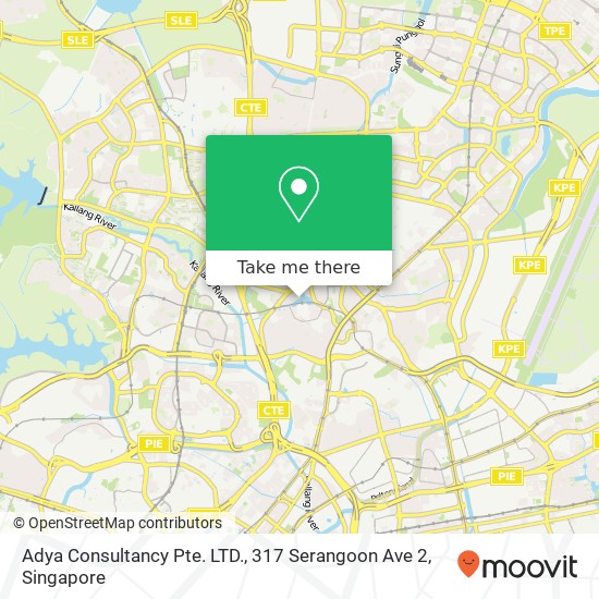 Adya Consultancy Pte. LTD., 317 Serangoon Ave 2 map