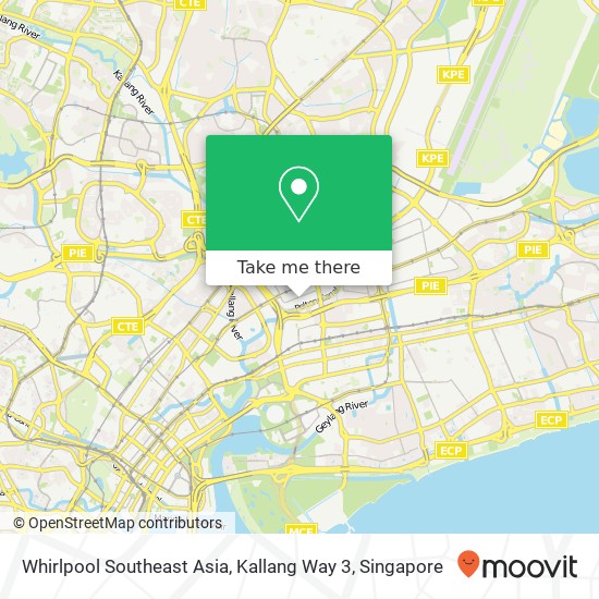 Whirlpool Southeast Asia, Kallang Way 3 map