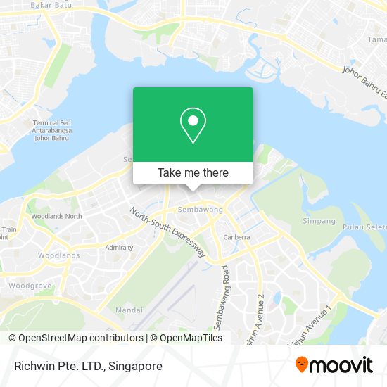 Richwin Pte. LTD. map