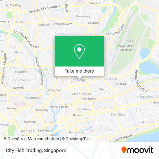 City Fish Trading map