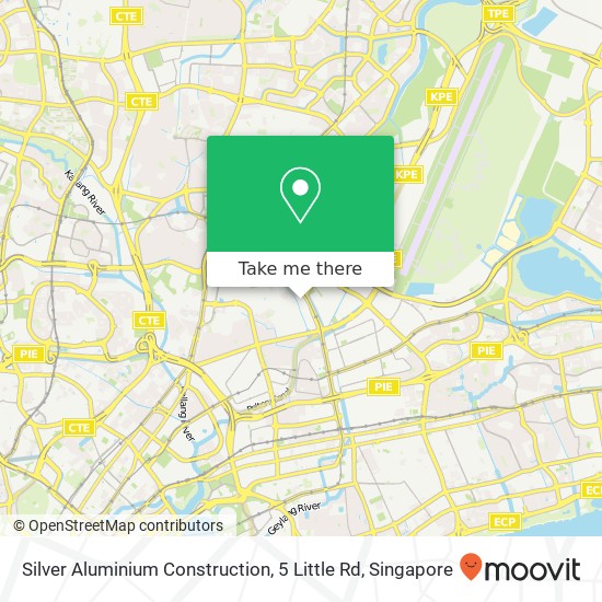 Silver Aluminium Construction, 5 Little Rd map