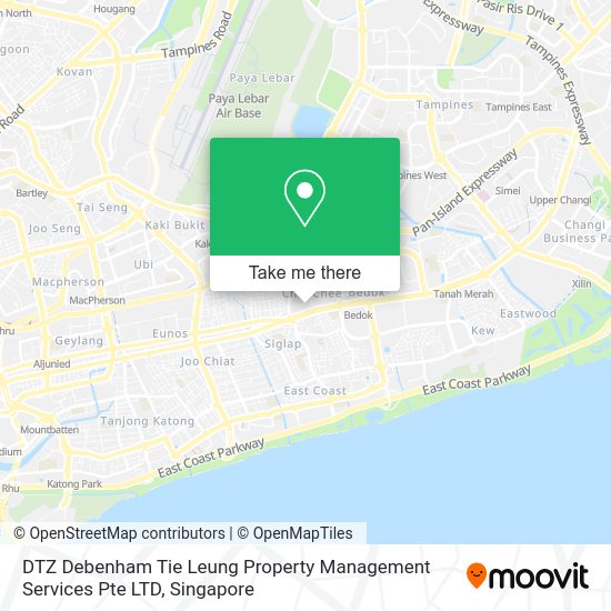 How to get to DTZ Debenham Tie Leung Property Management Services Pte