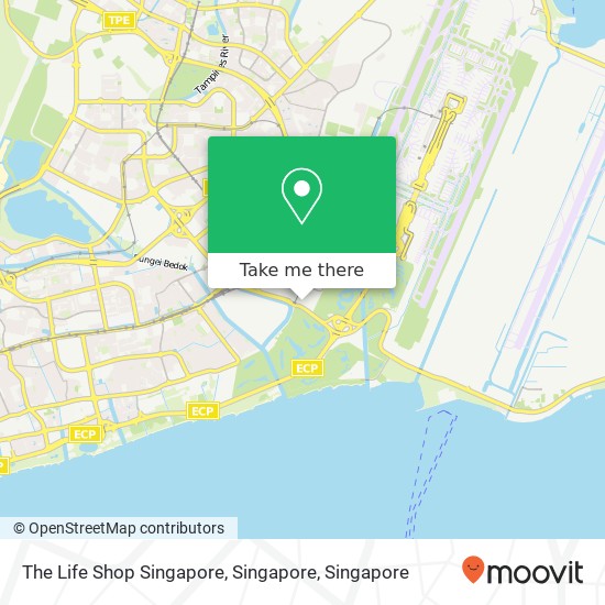 The Life Shop Singapore, Singapore map